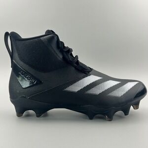 Adidas Adizero Chaos Mid Football Cleats Men Size 9.5 Black IF5116 NEW